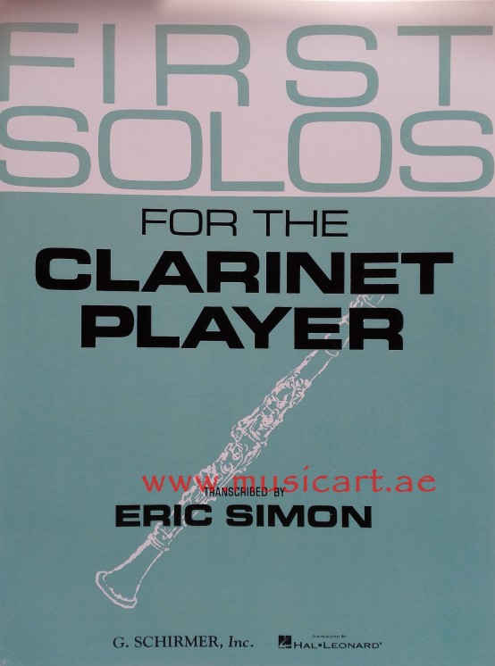 Picture of 'First Solos for the Clarinet Player Clarinet and Piano'