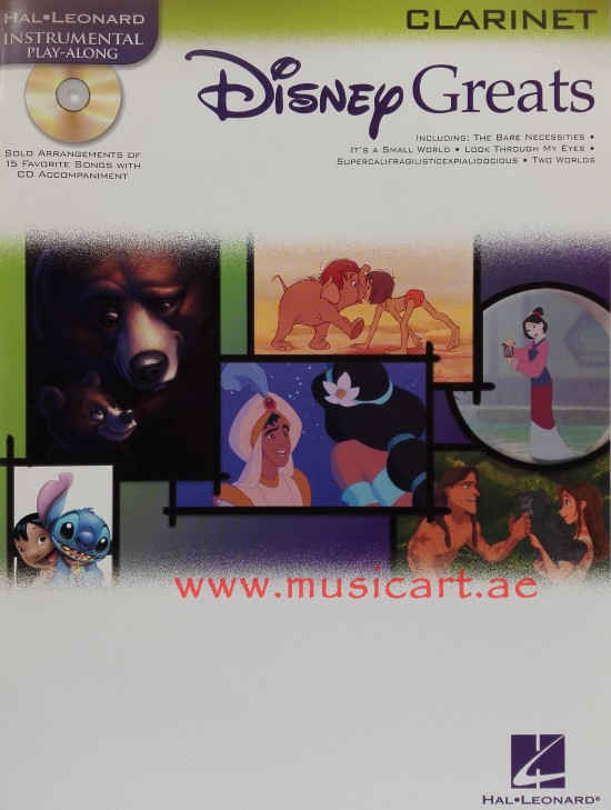 Picture of 'Disney Greats: for Clarinet Instrumental Play-Along Pack (Hal Leonard Instrumental Play-Along) Bk/online audio'