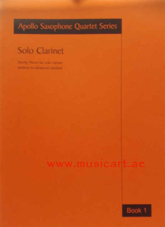 Picture of 'SOLO CLARINET BOOK 1'