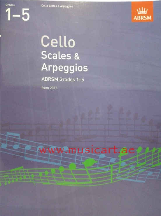 Picture of 'Cello Scales & Arpeggios, ABRSM Grades 1-5: from 2012'