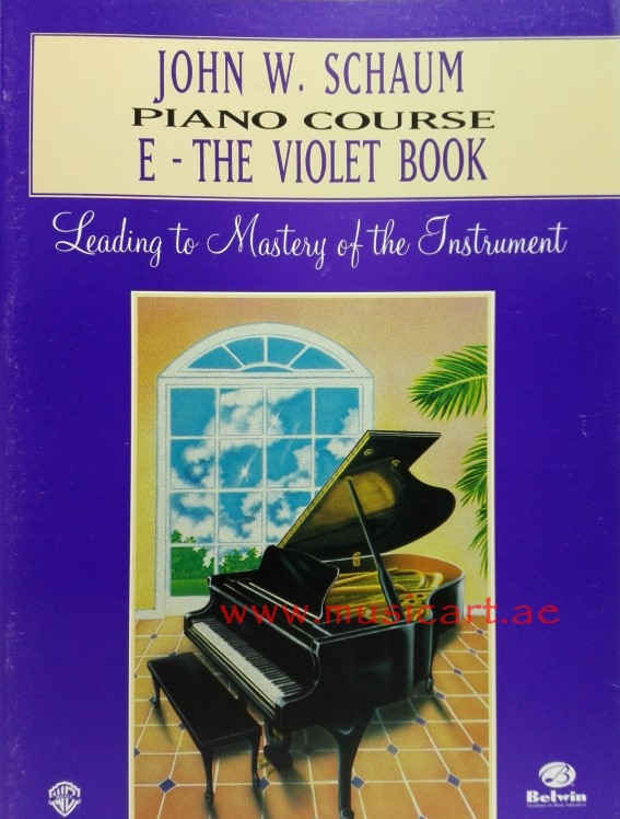 Picture of 'John W. Schaum Piano Course: E -- The Violet Book'