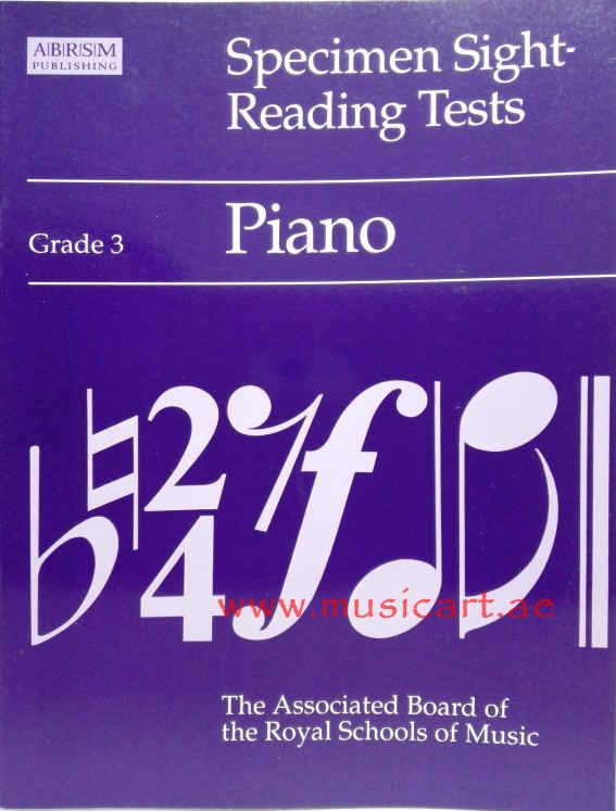 Picture of 'Specimen Sight-reading Tests: Grade 3: Piano'