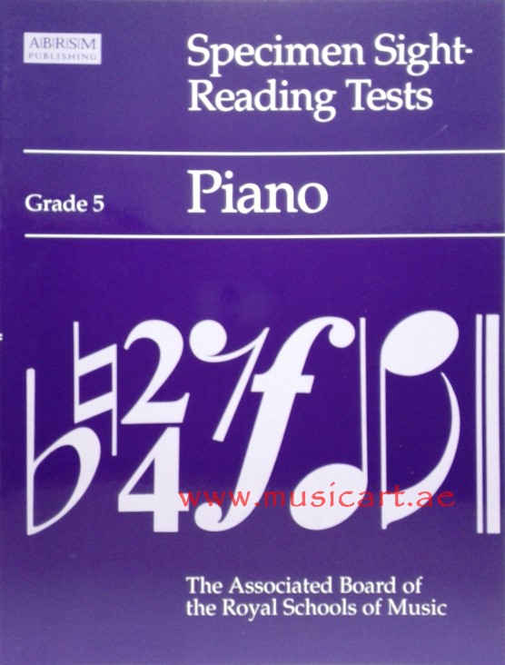 Picture of 'Specimen Sight-reading Tests: Grade 5: Piano'