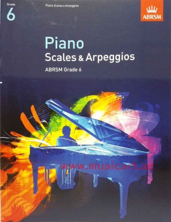 Picture of 'Piano Scales & Broken Chords, Grade 6: From 2009 (ABRSM Scales & Arpeggios)'