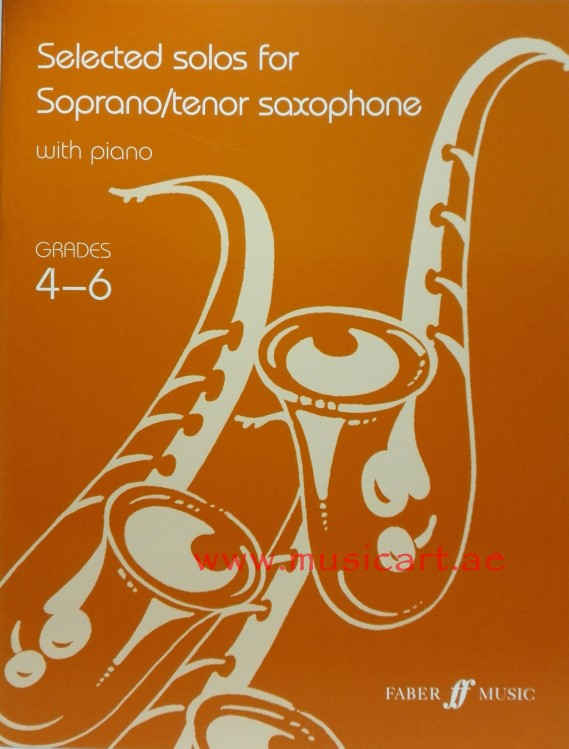 Picture of 'Selected Solos for Soprano/Tenor Saxophone: Grade 4-6'