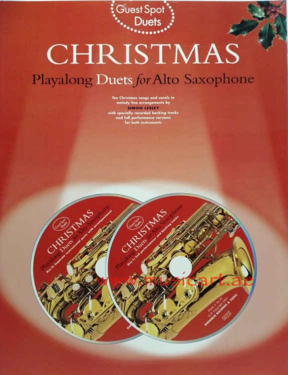 Picture of 'Guest Spot Duets: Christmas Playalong Duets for Alto Saxophone'