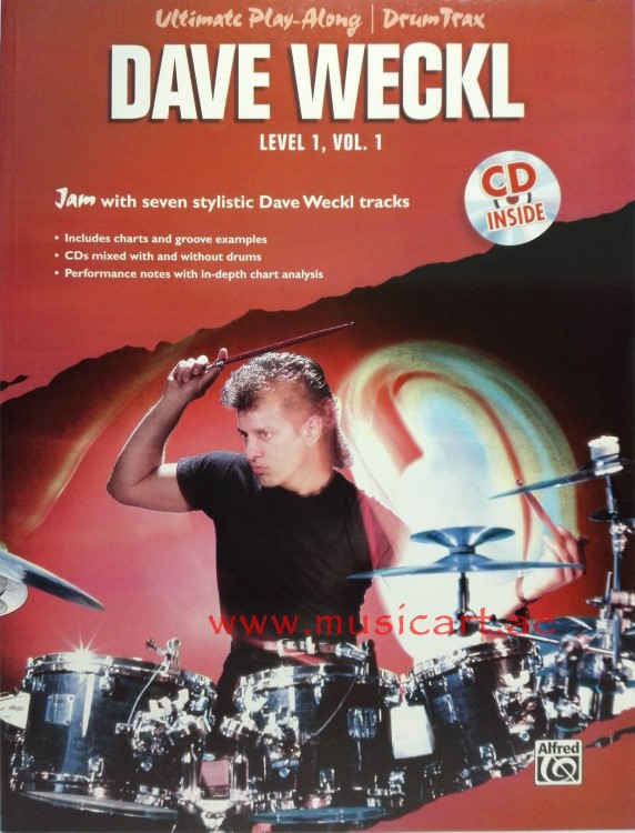 Picture of 'Ultimate Play-Along Drum Trax Dave Weckl, Level 1, Vol 1: Jam with Seven Stylistic Dave Weckl Tracks (With CD)'