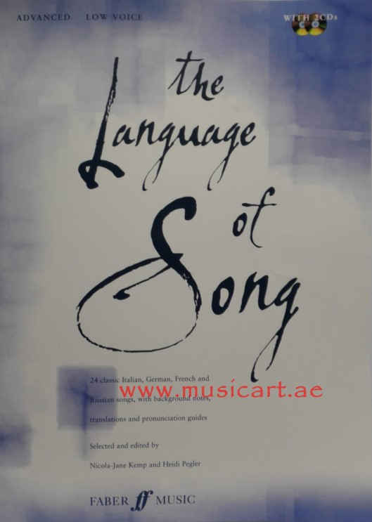 Picture of 'The Language of Song -- Advanced: Low Voice, (With CD) (Faber Edition)'