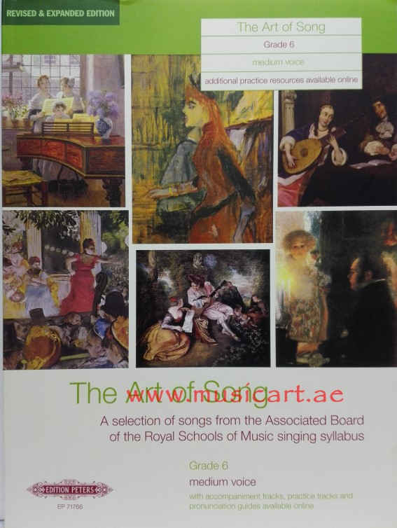Picture of 'Art of song, grade 6 : medium voice - revised and expanded edition.'