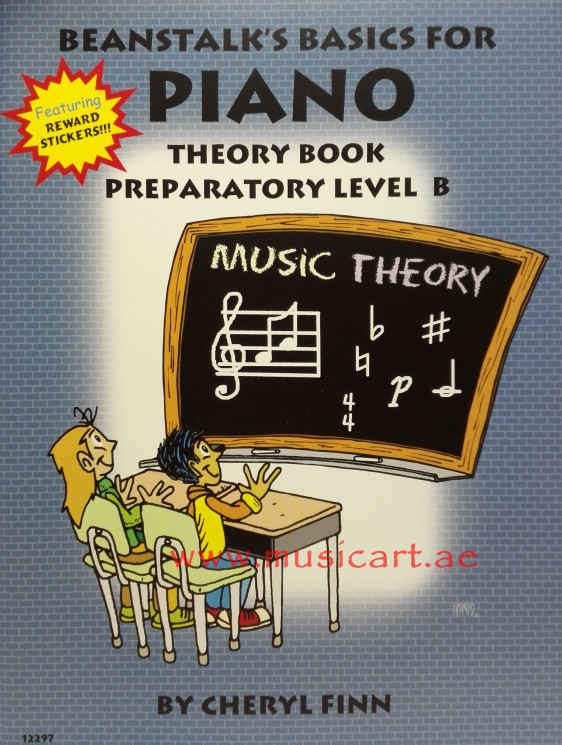 Picture of 'Beanstalk's Basics for Piano: Theory Book, Preparatory Book B'