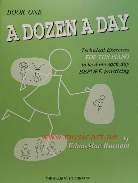Picture of 'A Dozen A Day Technical Exercises FOR THE PIANO to be done each day BEFORE practicing Book 1'