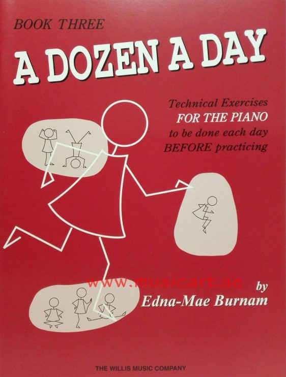 Picture of 'A Dozen A Day Technical Exercises FOR THE PIANO to be done each day BEFORE practicing Book 3'