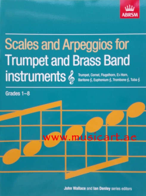Picture of 'Scales and Arpeggios for Trumpet and Brass Band Instruments, Treble Clef, Grades 1-8'