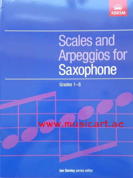 Picture of 'Scales and Arpeggios for Saxophone, Grades 1-8'