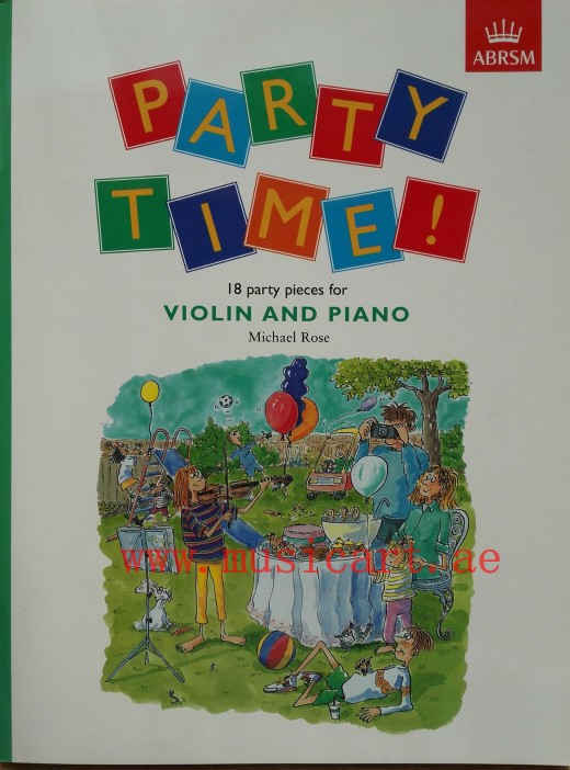 Picture of 'Party Time! 18 Party Pieces for Violin and Piano'