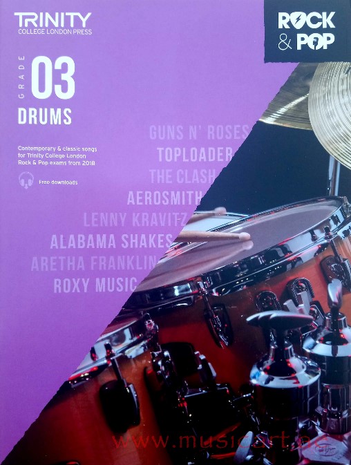 Picture of 'Trinity Rock & Pop 2018 Drums Grade 3'