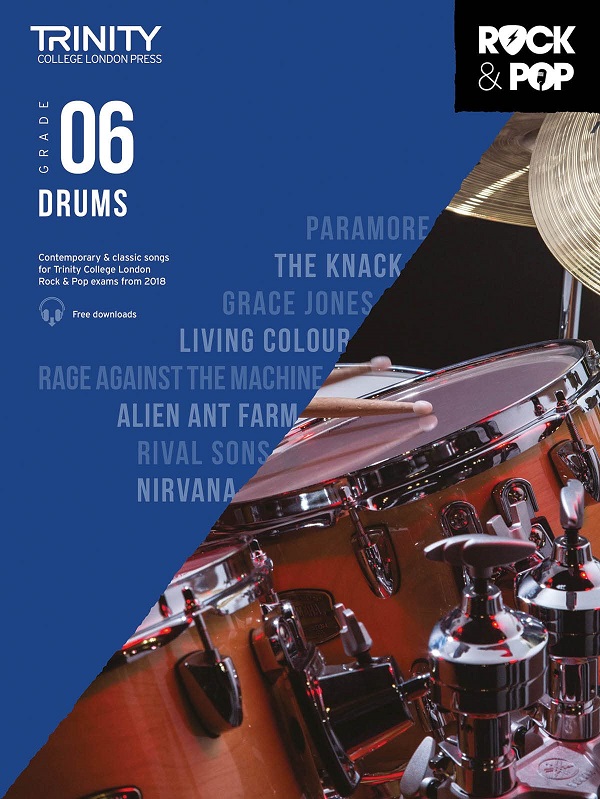 Picture of 'Trinity Rock & Pop 2018 Drums Grade 6'