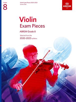 Picture of 'Violin Exam Pieces 2020-2023, ABRSM Grade 8'