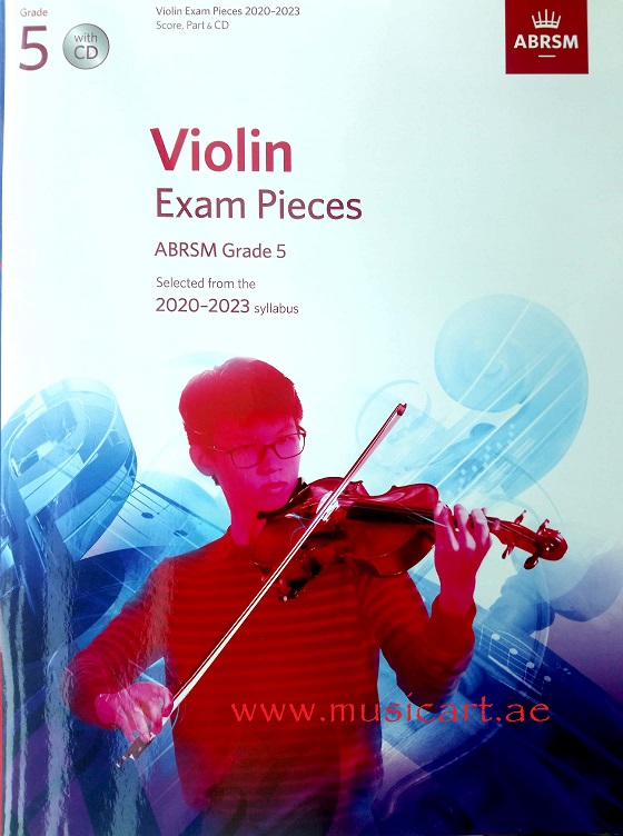 Picture of 'Violin Exam Pieces 2020-2023, ABRSM Grade 5, With CD and Piano Accompaniment'