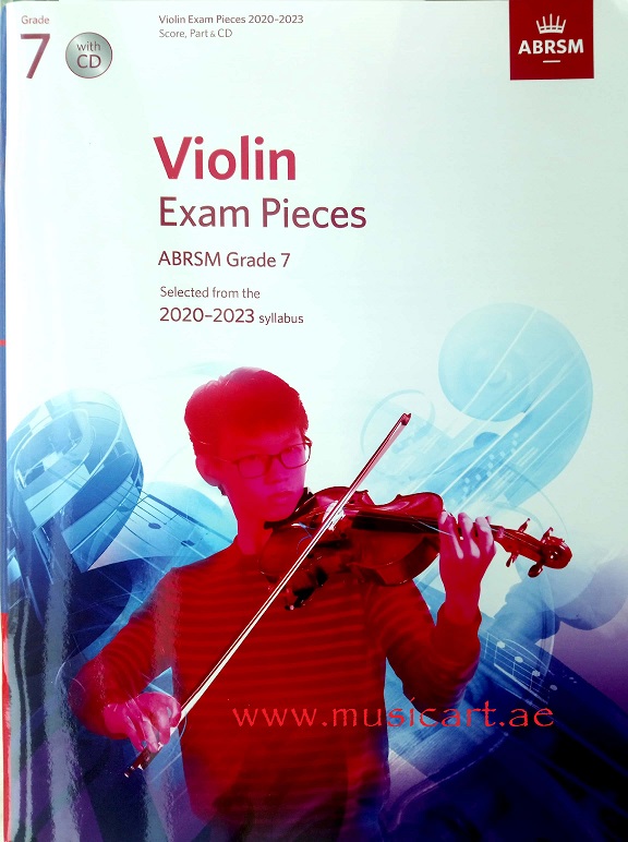 Picture of 'Violin Exam Pieces 2020-2023, ABRSM Grade 7, With CD and Piano Accompaniment'