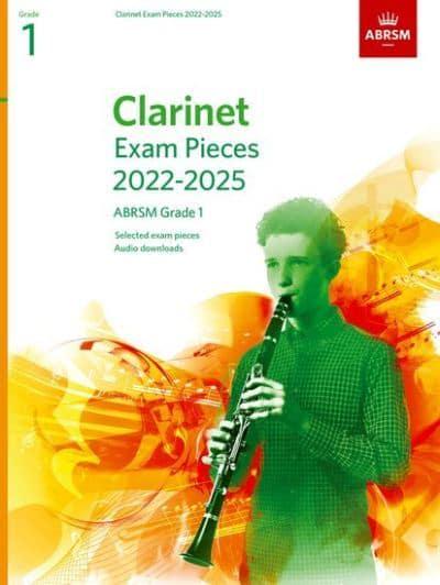 Picture of 'CLARINET EXAM PIECES 2022 ABRSM GRADE 1'
