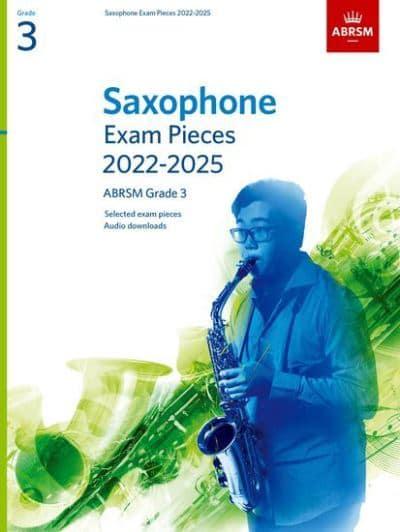 Picture of 'Saxophone EXAM PIECES 2022 ABRSM GRADE 3'