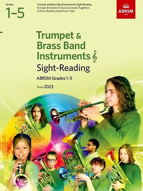 Picture of 'Sight-Reading for Trumpet and Brass Band Instruments (treble clef), ABRSM Grades 1-5, from 2023'