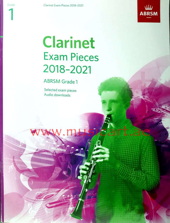 Picture of 'Clarinet Exam Pieces 2018–2021, ABRSM Grade 1'