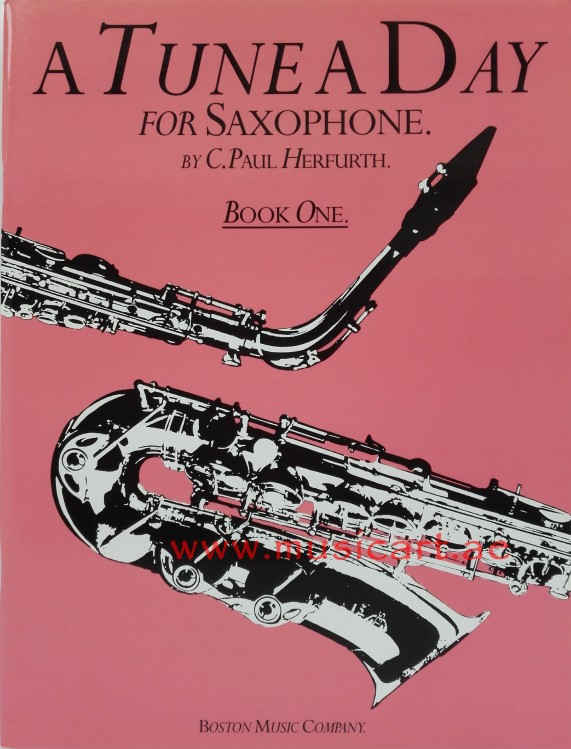 Picture of 'A Tune A Day Saxophone Book 1 - PAUL HERFURTH SAXINSTRUCTION (A Tune A Day)'