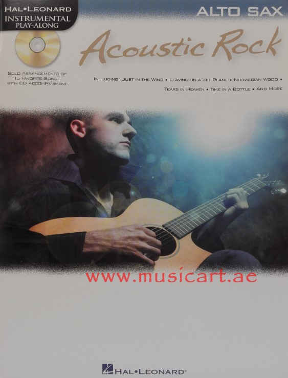 Picture of 'ACOUSTIC ROCK FOR ALTO SAX - INSTRUMENTAL PLAY-ALONG CD/PKG'