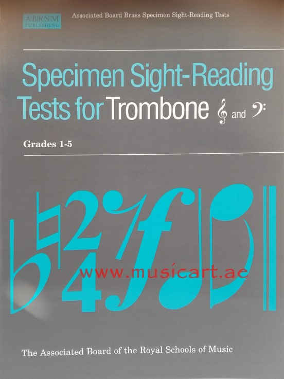 Picture of 'Specimen Sight-Reading Tests for Trombone, Grades 1-5'