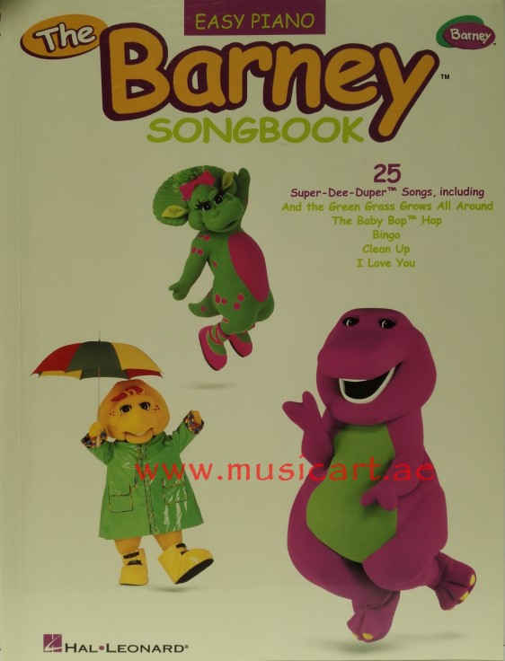The Barney Songbook Easy Piano Hal Leonard