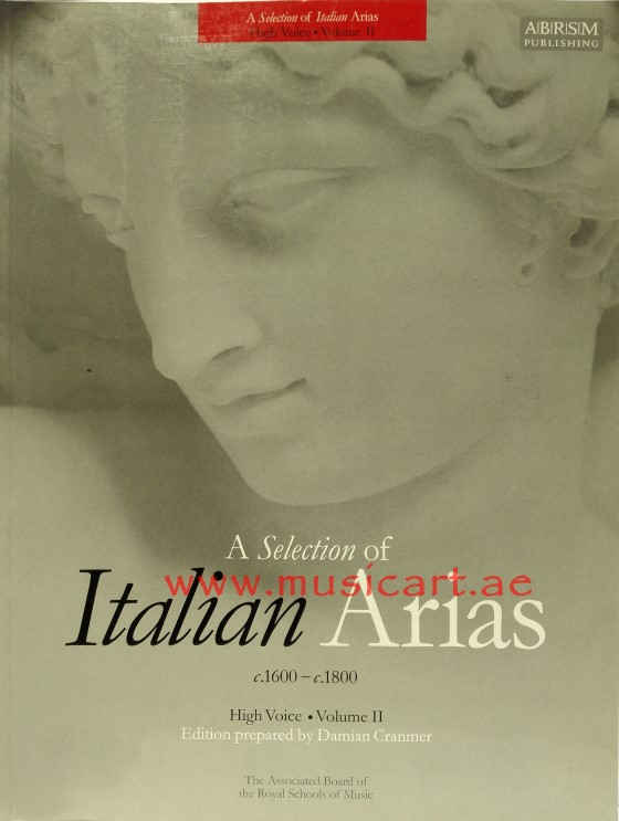 Picture of 'A Selection of Italian Arias 1600-1800, (High Voice): Volume 2'