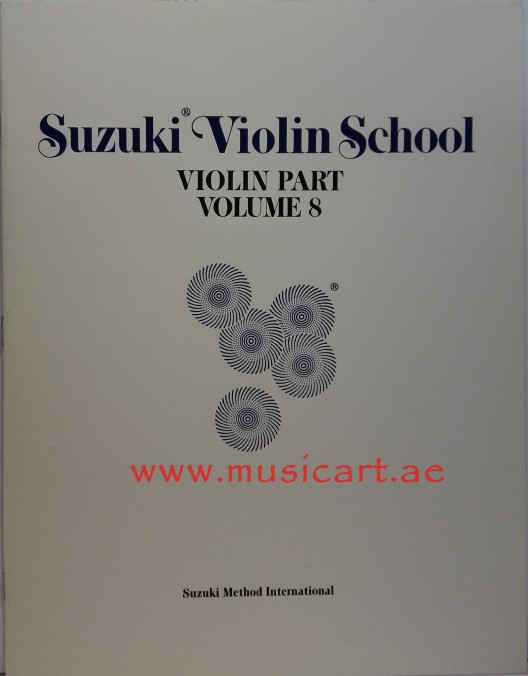 Picture of 'Suzuki Violin School: Violin Part, Volume 8'