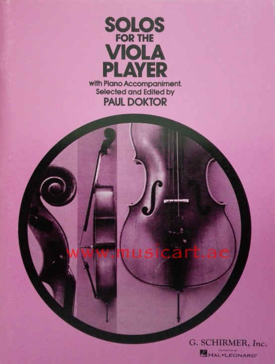 Picture of 'Solos for the Viola Player: Viola and Piano'