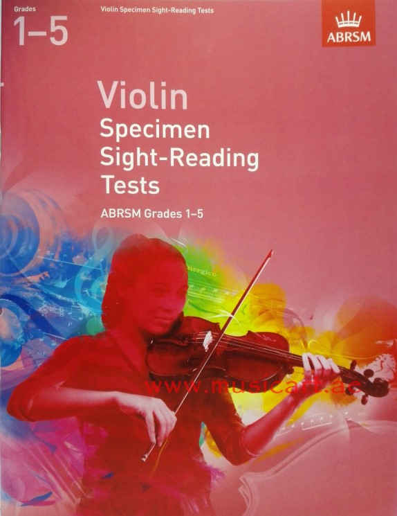 Picture of 'Violin Specimen Sight-Reading Tests 1-5'