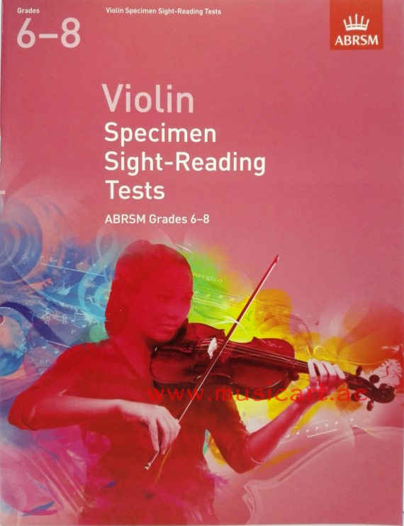 Picture of 'Violin Specimen Sight-Reading Tests 6-8'