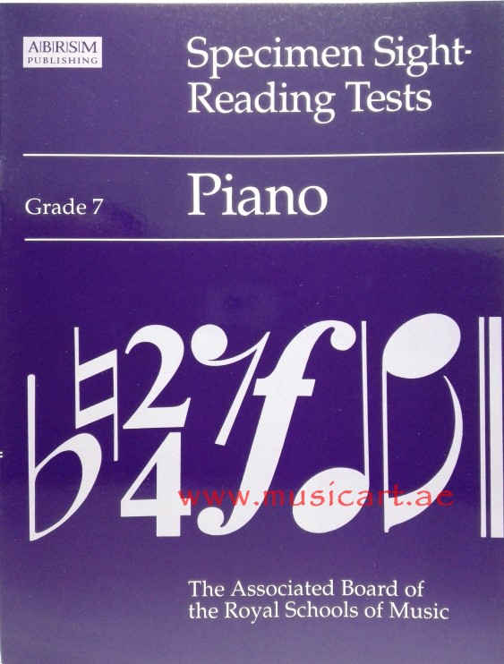 Picture of 'Specimen Sight-reading Tests: Grade 7: Piano'