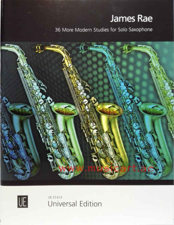 Picture of '36 More Modern Studies for Solo Saxophone by James Rae'