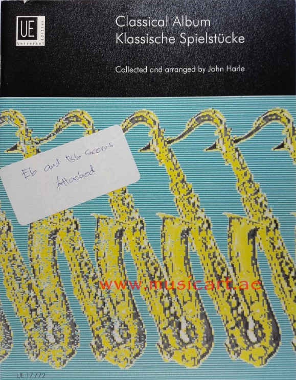 Picture of 'Classical Album for Eb or Bb Saxophone and Piano Arranged by John Harle'