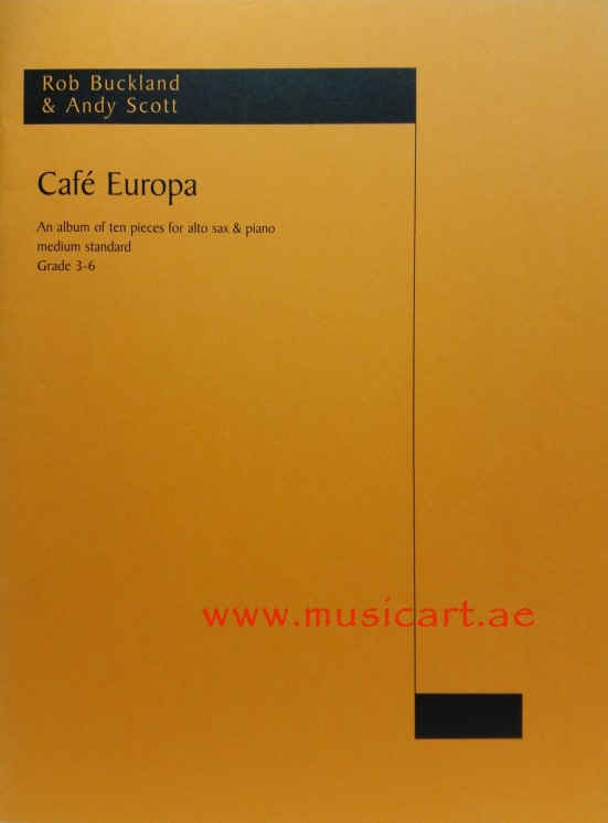 Picture of 'Cafe Europa: For Alto Saxophone And Piano'