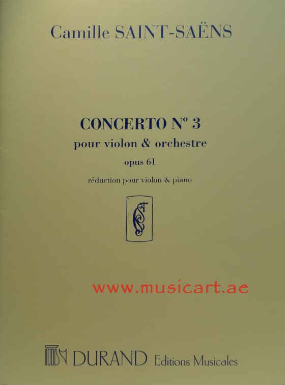 Picture of 'SAINT SAENS - Concierto No. 3 Op.61'