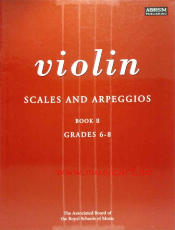 Picture of 'Scales and Arpeggios: Grades 6-8 Book 2: Violin'