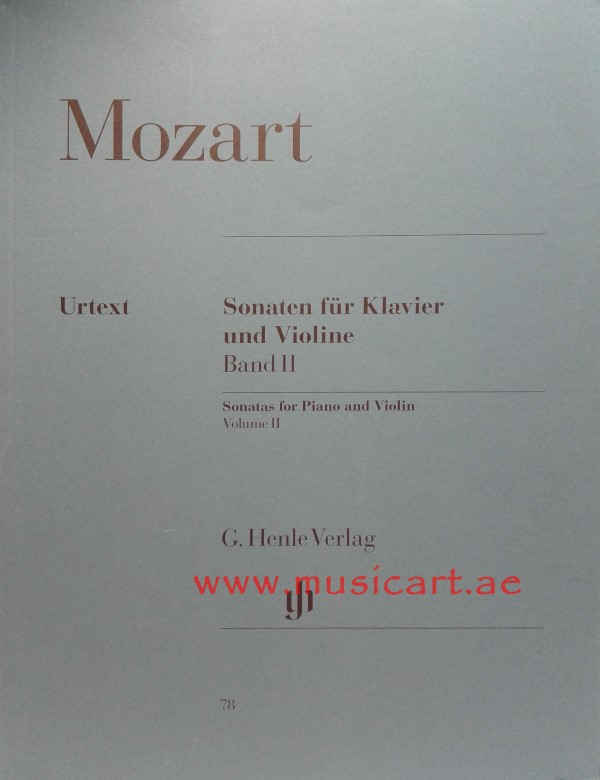 Picture of 'Sonatas for Piano and Violin, Volume II'