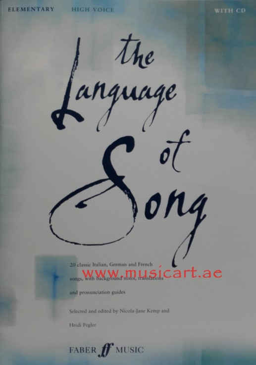Picture of 'The Language of Song -- Elementary: High Voice, (With CD) (Faber Edition)'