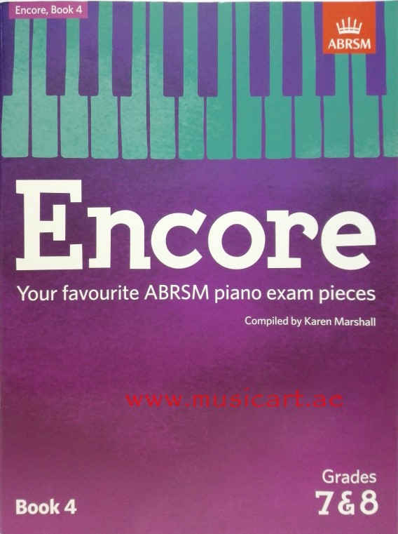Picture of 'Encore: Book 4, Grades 7 & 8: Your Favourite ABRSM Piano Exam Pieces (ABRSM Exam Pieces)'