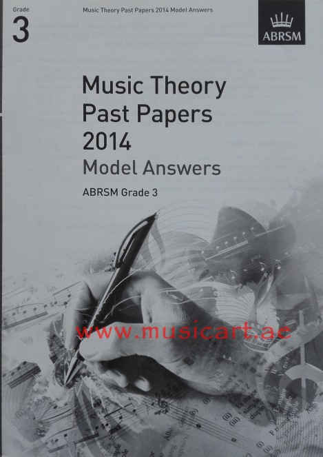Picture of 'Music Theory Past Papers 2014 Model Answers, ABRSM Grade 3 (Theory of Music Exam Papers & Answers (ABRSM))'