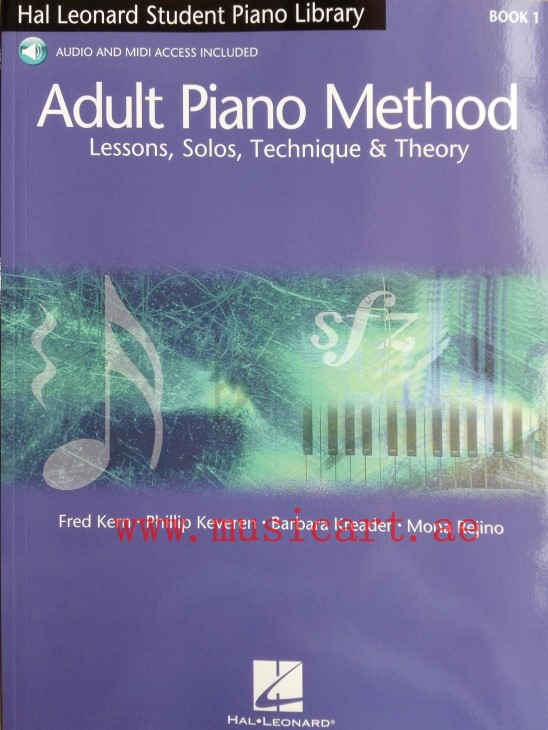 Picture of 'Adult Piano Method - Book 1: Lessons, Solos, Technique, & Theory'