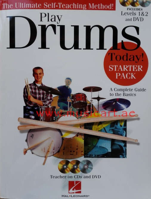 Picture of 'Play Drums Today! Starter Pack - A complete Guide to the Basics (With DVD)'