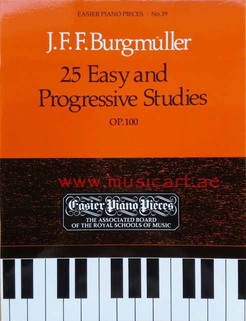 Picture of 'J.F.F. Burgmuller 25Easy and Progressive Studies'